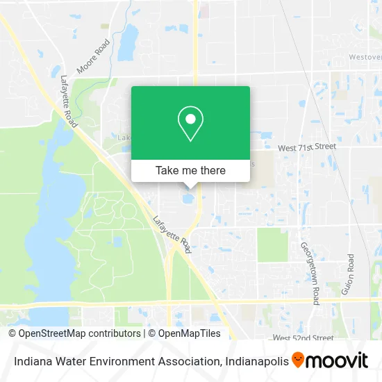 Indiana Water Environment Association map