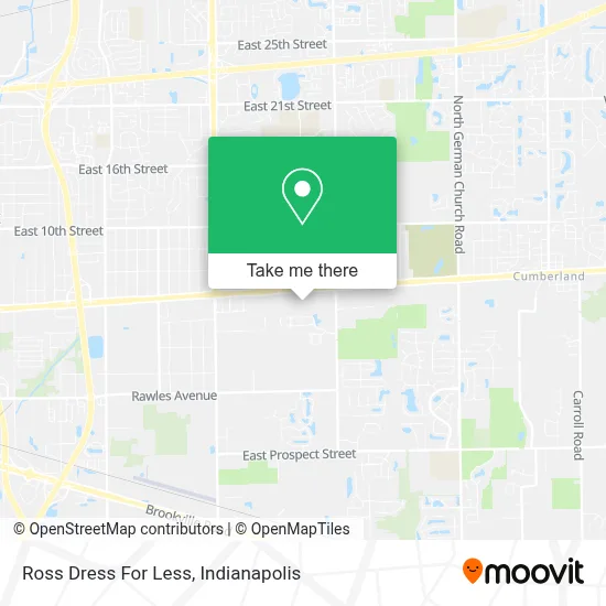 Ross Dress For Less map