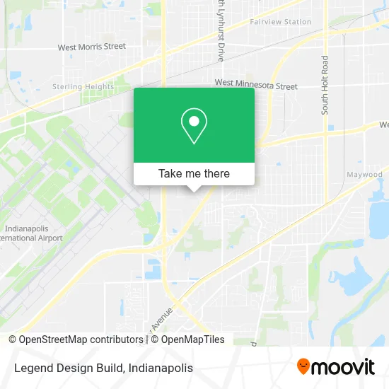 Legend Design Build map