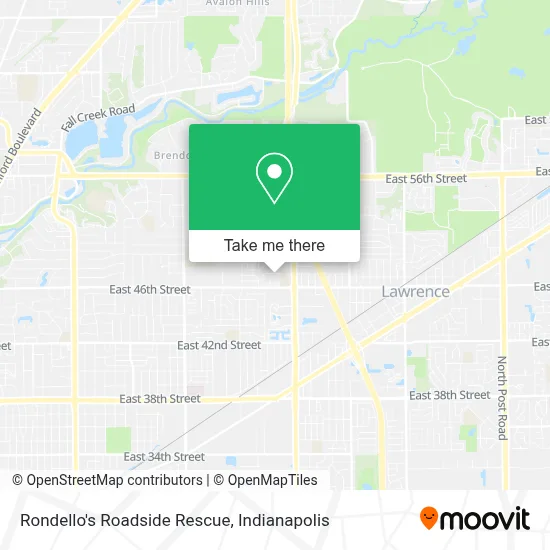 Rondello's Roadside Rescue map