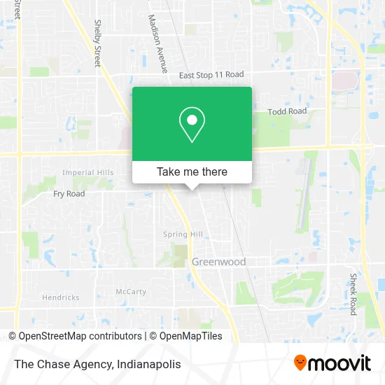 The Chase Agency map