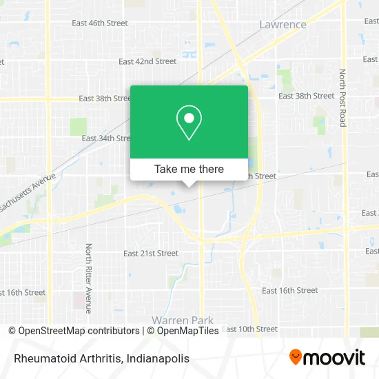 Rheumatoid Arthritis map