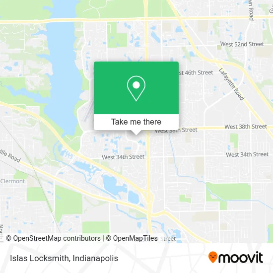 Islas Locksmith map