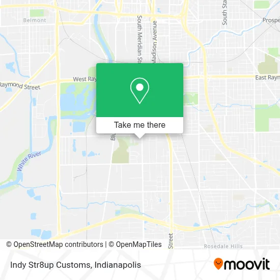 Indy Str8up Customs map