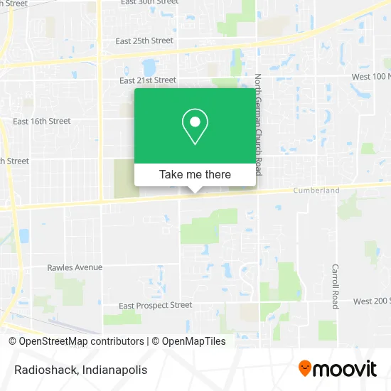 Radioshack map