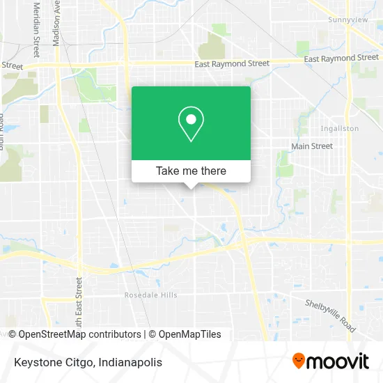 Keystone Citgo map