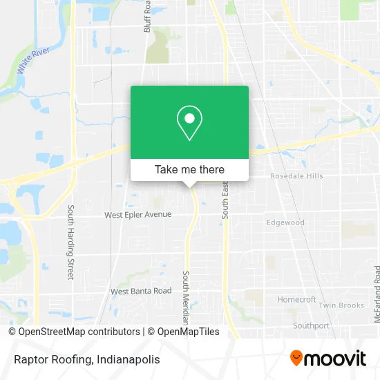 Raptor Roofing map