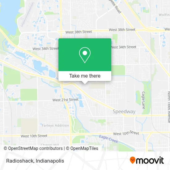 Radioshack map