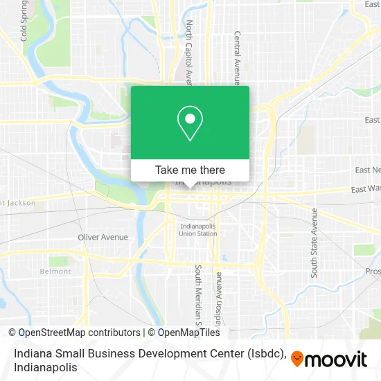 Indiana Small Business Development Center (Isbdc) map