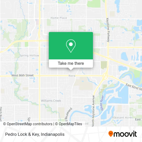 Pedro Lock & Key map