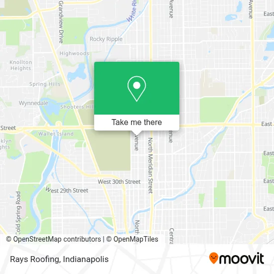 Rays Roofing map