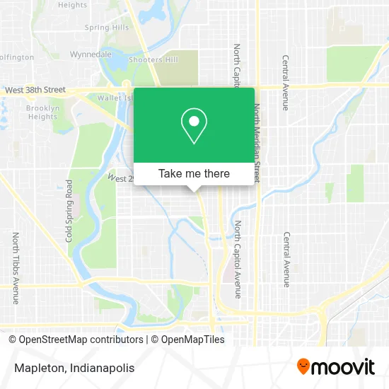 Mapleton map