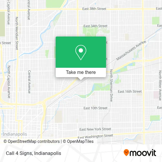 Call 4 Signs map