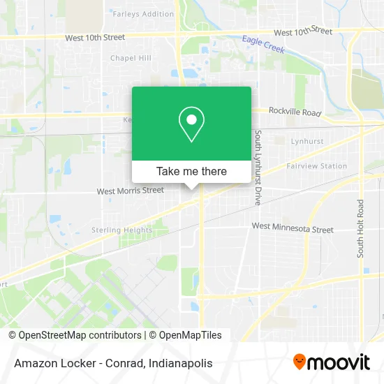 Amazon Locker - Conrad map