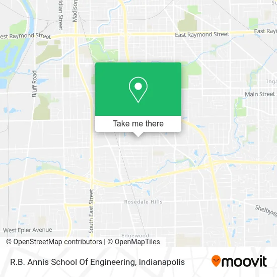 R.B. Annis School Of Engineering map