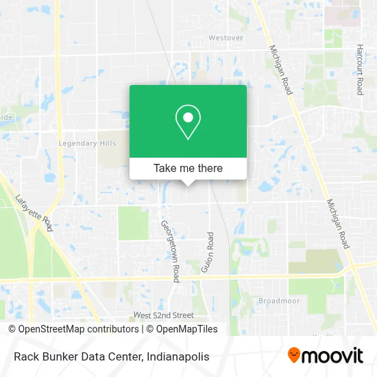 Rack Bunker Data Center map