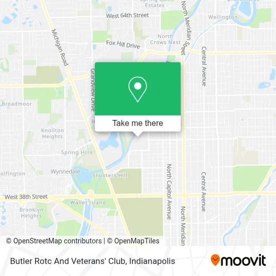 Butler Rotc And Veterans' Club map