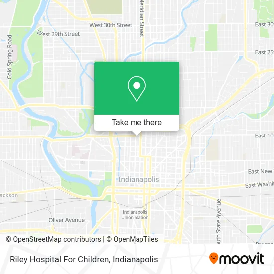 Riley Hospital For Children map