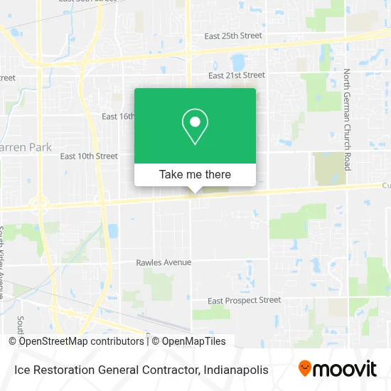 Ice Restoration General Contractor map