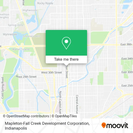 Mapleton-Fall Creek Development Corporation map