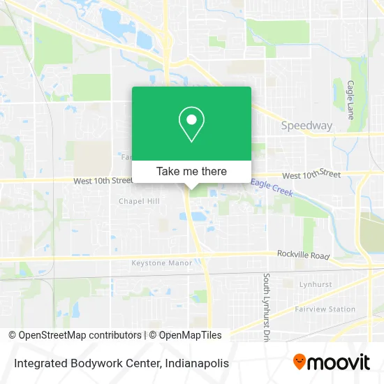 Integrated Bodywork Center map
