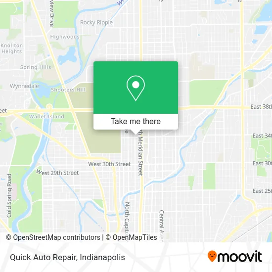 Quick Auto Repair map