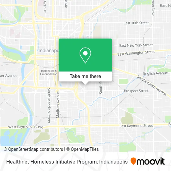 Healthnet Homeless Initiative Program map