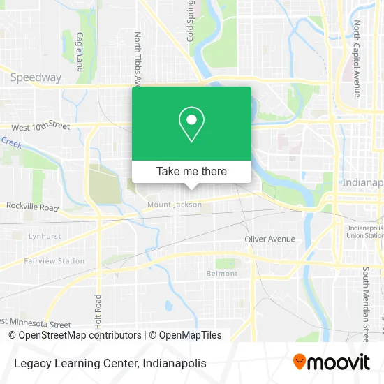Legacy Learning Center map