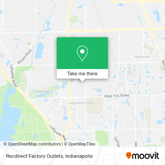 Recdirect Factory Outlets map