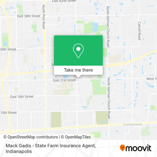 Mack Gadis - State Farm Insurance Agent map