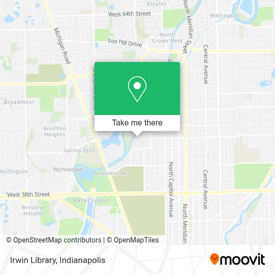 Irwin Library map