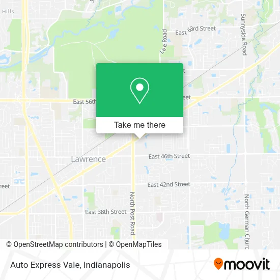Auto Express Vale map