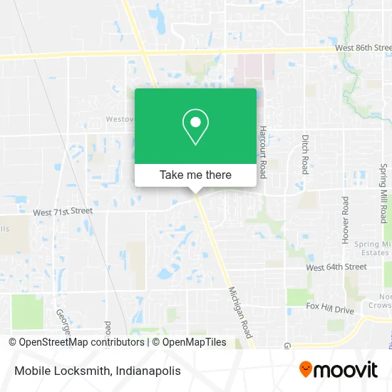Mobile Locksmith map