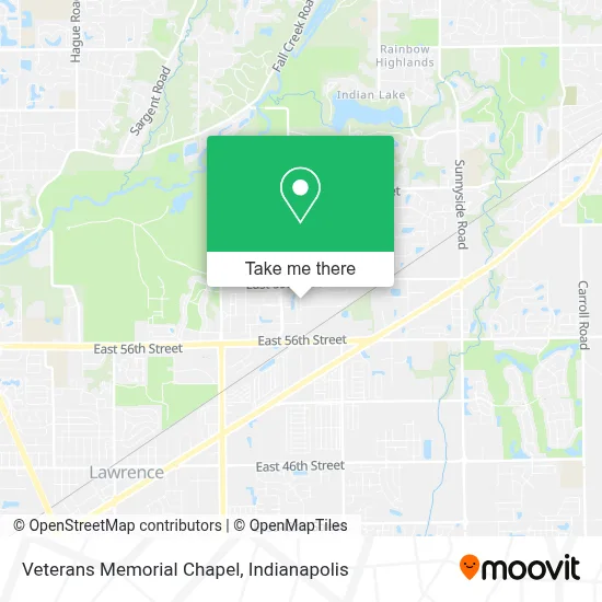 Veterans Memorial Chapel map