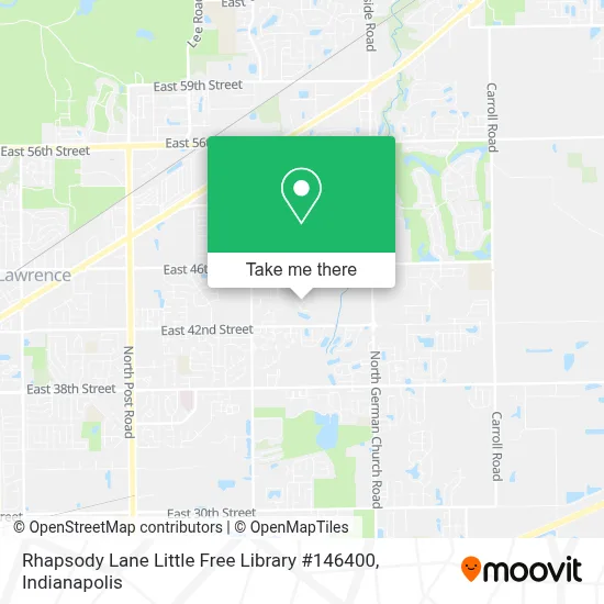 Rhapsody Lane Little Free Library #146400 map