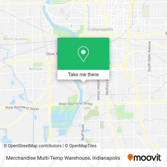 Merchandise Multi-Temp Warehouse map