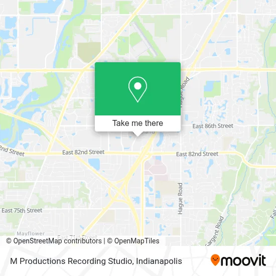 M Productions Recording Studio map