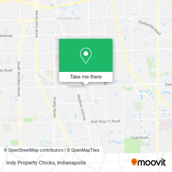 Indy Property Chicks map