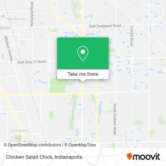Chicken Salad Chick map
