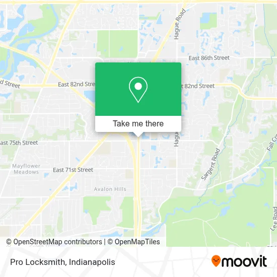 Pro Locksmith map