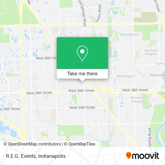 R.E.G. Events map