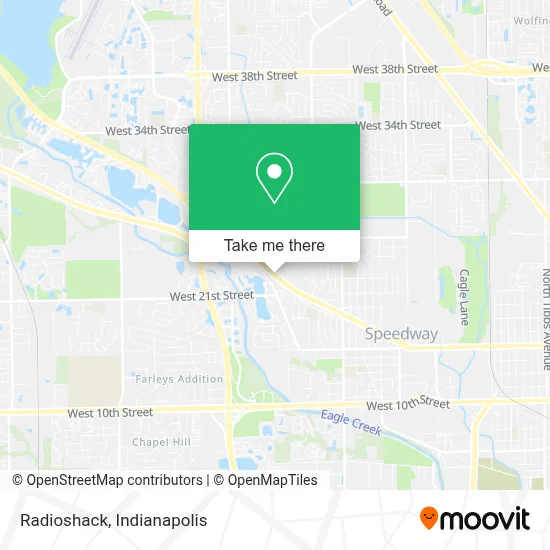 Radioshack map