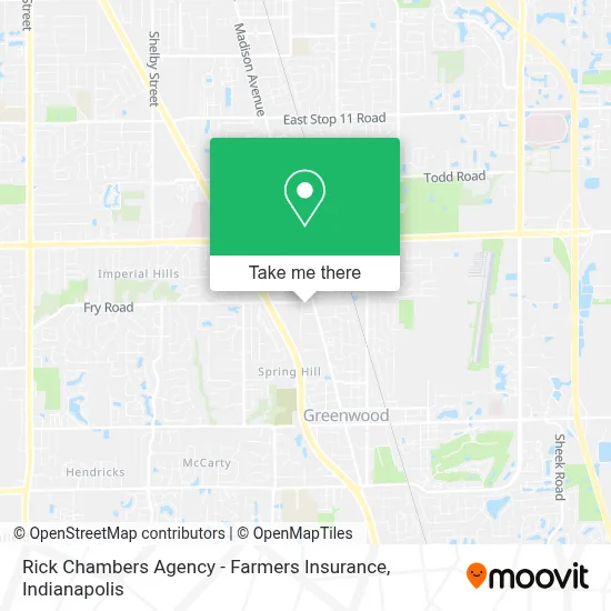 Rick Chambers Agency - Farmers Insurance map