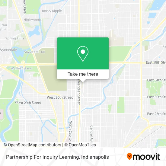 Partnership For Inquiry Learning map