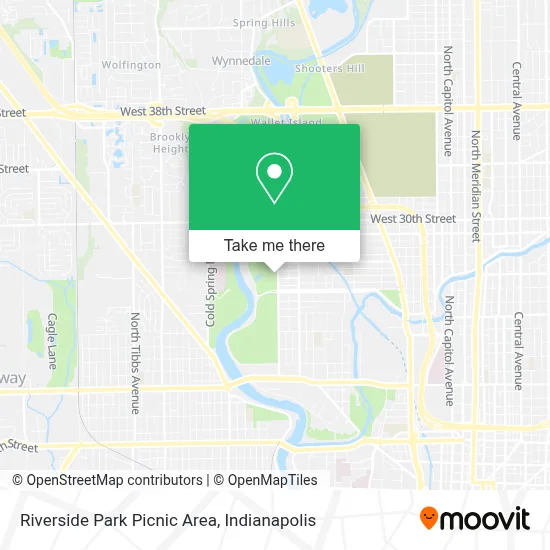 Riverside Park Picnic Area map