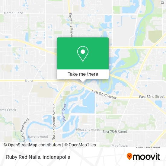 Ruby Red Nails map