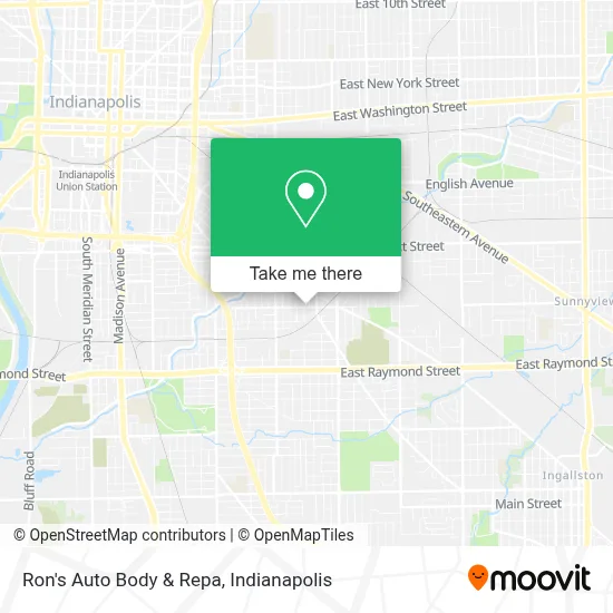 Ron's Auto Body & Repa map