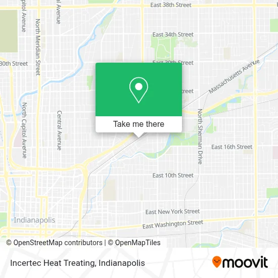 Incertec Heat Treating map
