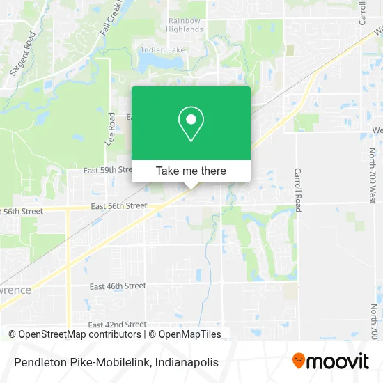 Pendleton Pike-Mobilelink map