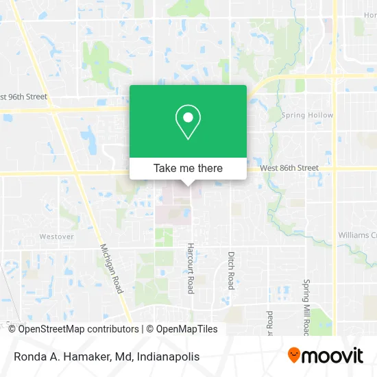 Ronda A. Hamaker, Md map